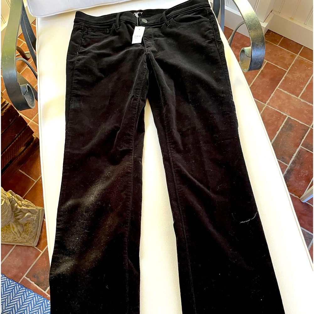 NWT modern sexy boot cut black cords loft